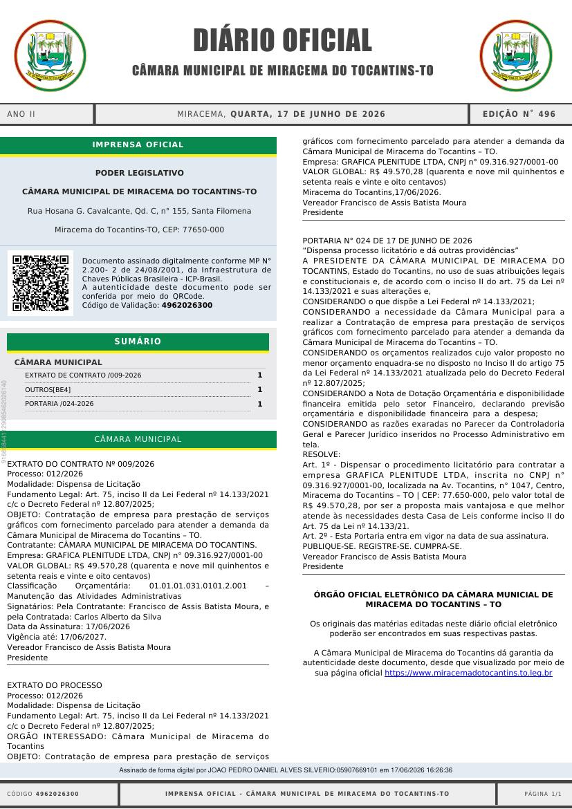 Capa da edição
